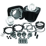 S&S Cycle 00-21 Sportster Models 1200cc to 1250cc Hooligan Kit - Wrinkle Black - 910-0701