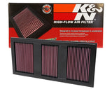 K&N Replacement Air Filter 11 Mercedes Benz C350/CLS350/E300/GLK350/ML350/S350 / 11-12 E350/SLK350 - 33-2985