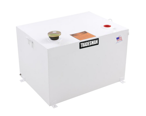 Tradesman Steel Rectangular Liquid Storage Tank - White - 83055