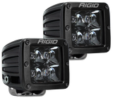 Rigid Industries D-Series Midnight Edition - Spot - Set of 2 - 202213BLK