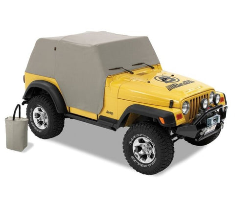 Bestop 97-06 Jeep Wrangler TJ Exc. Unlimited All Weather Trail Cover (Charcoal / Gray) - 81037-09