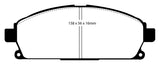 EBC 03-06 Acura MDX 3.5 Yellowstuff Front Brake Pads - DP41247R