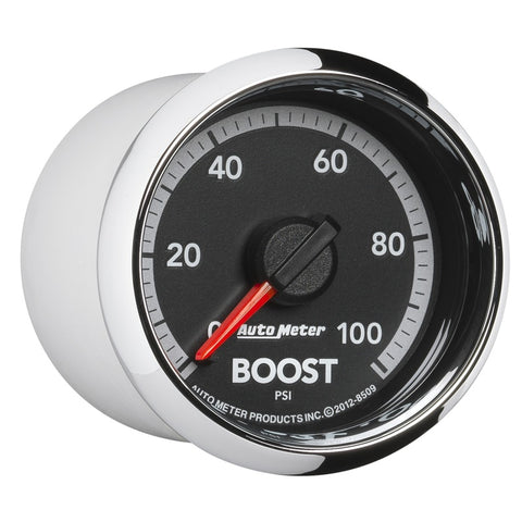 Autometer Gen4 Dodge Factory Match 52.4mm Mechanical 0-100 PSI Boost Gauge - 8509