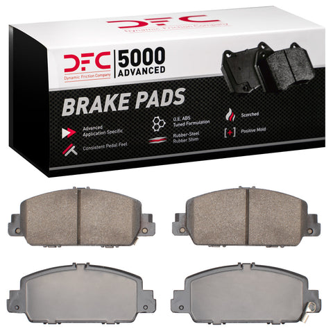 DFC 14-17 Honda Accord Sedan Front Ceramic 5000 Advanced Brake Pads - 1551-1654-00
