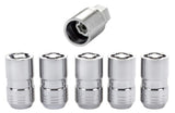 McGard Wheel Lock Nut Set - 5pk. (Cone Seat) M14X1.5 / 22mm Hex / 1.639in OAL - Chrome - 24515