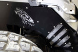 Fishbone Offroad 2018+ Jeep Wrangler/Gladiator - Black Powdercoat Front Inner Fenders - FB33193F