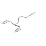 MagnaFlow Cat-Back SS 2.25/2.5in Dual Split Rear Exit Polished 3in Tip 2015 Chev Impala 3.6L V6 - 19023