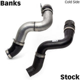 Banks Power 19-21 Ram 2500/3500 6.7L Cummins Boost Tube Upgrade Kit - Red Raw Finish - 26006