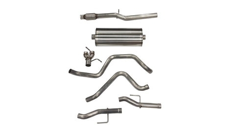 Corsa 19-23 Chevy Silverado/GMC Sierra 6.2L Crew Cab Short Bed 147.5 Cat-Back Dual Rear Exit No Tips - 21033