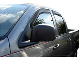 AVS 02-08 Dodge RAM 1500 Quad Cab Ventvisor In-Channel Front & Rear Window Deflectors 4pc - Smoke - 194623
