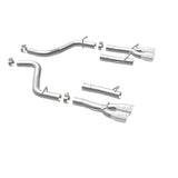 MagnaFlow Axle-Back, SS, 2.5in, Quad Split Rear 3.5in Tip 2015 Dodge Challenger 3.6L V6 - 19218