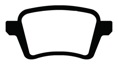 EBC 13+ Fiat 500L 1.4 Turbo Ultimax2 Rear Brake Pads - UD1722