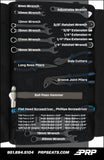PRP 35pc Can-Am Roll Up Tool bag Tool kit - Black - E112