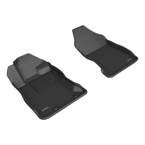 3D MAXpider 22-23 Subaru WRX Kagu Black Floor Mats - Row 1 - L1SB03611509