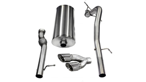 Corsa 2011-2014 Cadillac Escalade ESV 6.2L V8 Polished Sport Cat-Back Exhaust - 14882
