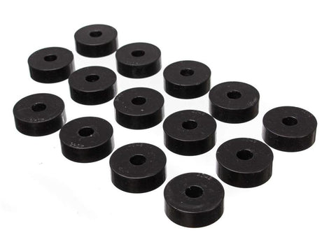 Energy Suspension 55-73 Jeep CJ5/CJ7/CJ8 Scrambler Black Body (Cab) Mount Set - 2.4101G