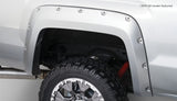 Bushwacker 14-18 GMC Sierra 1500 Pocket Style Flares 2pc 69.3/78.8/97.8in Bed - Black - 40122-02