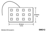 Diode Dynamics LED Board SMD12 - Green (Pair) - DD0147P
