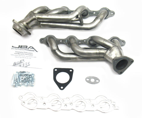 JBA 99-01 GM Truck 4.8L/5.3L LS w/o A.I.R. w/EGR 1-5/8in Primary Raw 409SS Cat4Ward Header - 1850S