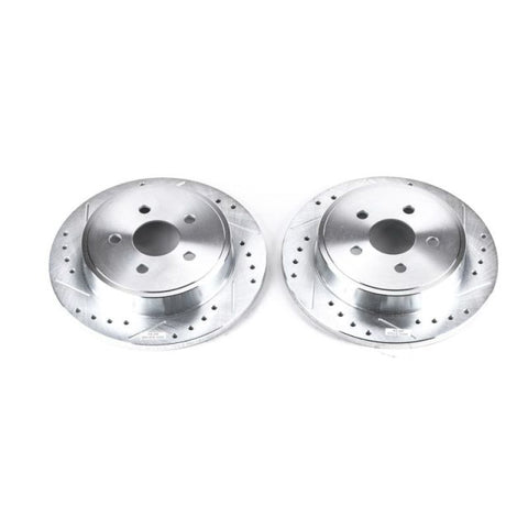 Power Stop 03-07 Chrysler PT Cruiser Rear Evolution Drilled & Slotted Rotors - Pair - AR8353XPR