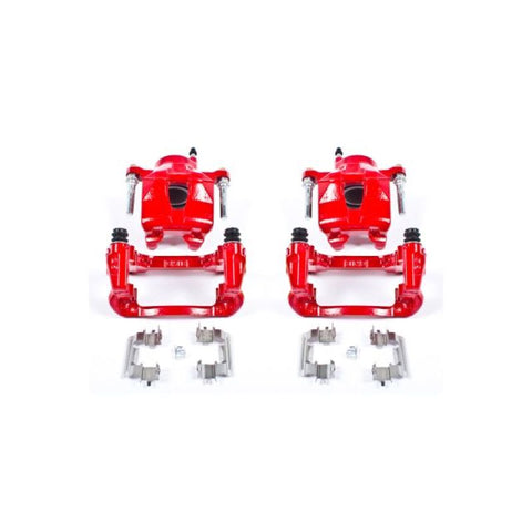 Power Stop 05-10 Scion tC Front Red Calipers w/Brackets - Pair - S2580A