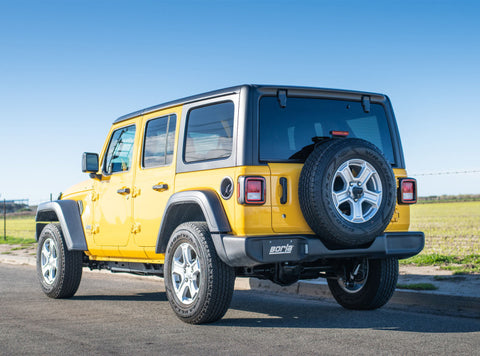 Borla 18-20 Jeep Wrangler JLU 3.6L V6 Climber Turn Down Exit Cat-Back Exhaust - 140829
