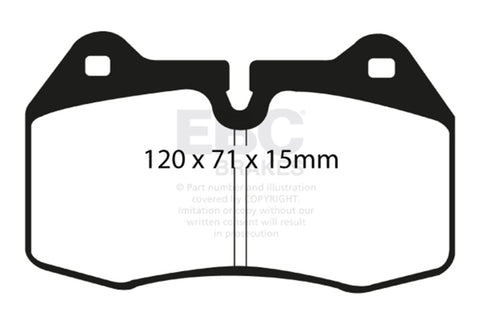 EBC 03-04 Infiniti G35 3.5 (Manual) (Brembo) Redstuff Front Brake Pads - DP31644C