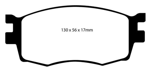 EBC 06-11 Hyundai Accent 1.6 Ultimax2 Front Brake Pads - UD1156