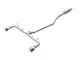 aFe Takeda 2-1/2in 304 SS Cat-Back Exhaust w/ Blue Flame Tips 14-18 Mazda 3 L4 2.0L/2.5L - 49-37015-L