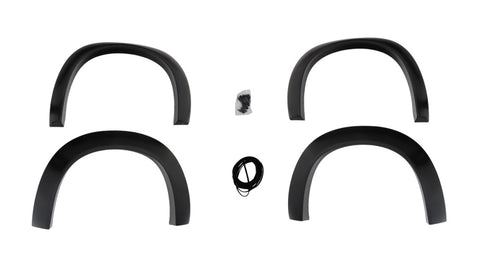 AVS 2008+ Dodge Challenger Smooth Front and Rear Fender Flares - Black (4 Pc) - 850250