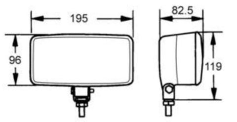 Hella 550 Series Lamp Kit H3 12V ECE/SAE - 005700991