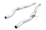 AWE Tuning 2020 Toyota Supra A90 Resonated Touring Edition Exhaust - 5in Chrome Silver Tips - 3015-32118