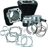 S&S Cycle 86-21 Sportster Models 1250cc Conversion Kit - Wrinkle Black - 910-0691