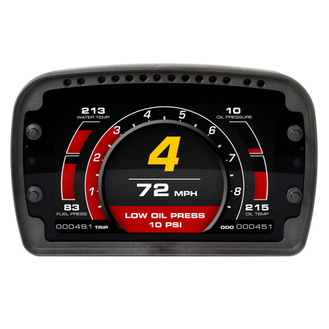 Autometer Racing Instrument Display Color LCD Including Shift and Alarm Lights Datalogging CD7 - 6021