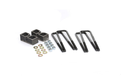 Daystar 1988-2017 Chevy Silverado 1500 2WD/4WD - 2in Rear Block & U-Bolt Kit - KG09121
