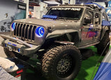 Oracle Oculus Bi-LED Projector Headlights for Jeep JL/Gladiator JT - w/ Simple Controller - 5839-504-B