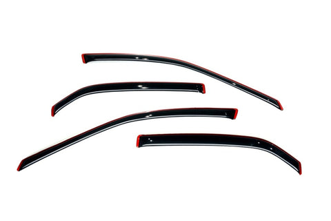 AVS 98-02 Honda Accord Ventvisor In-Channel Front & Rear Window Deflectors 4pc - Smoke - 194959