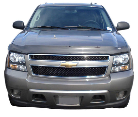 AVS 07-13 Chevy Avalanche High Profile Bugflector II Hood Shield - Smoke - 25303