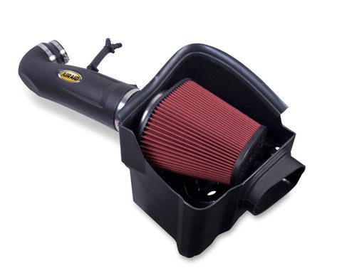 Airaid 04-13 Nissan Titan/Armada 5.6L MXP Intake System w/ Tube (Oiled / Red Media) - 520-284