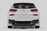 Rally Armor 19-21 Hyundai Elantra GT N Line/i30 Red UR Mud Flap w/Black Logo - MF59-UR-RD/BLK