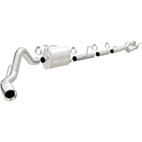 MagnaFlow Sys C/B 11-15 Ford Super Duty F250 6.2L EC CC, SS 3.5in Single Rear Pass Side Ext 5in Tip - 19174
