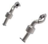 aFe Twisted Steel Down Pipe 409SS w/ Cat 16-17 Toyota Tacoma V6-3.5L - 48-46012-HC