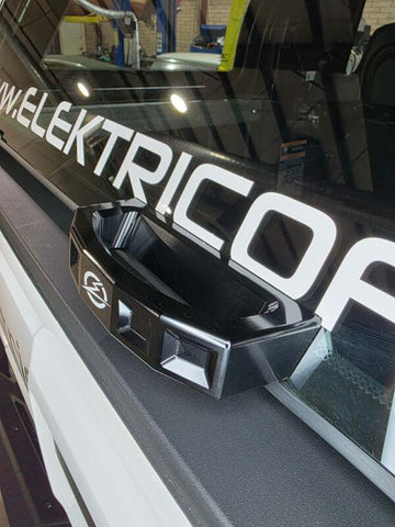 Elektric Offroad 2024+ Polaris Xpedition Rear Glass Handle Anodized Black - XDMSM0001