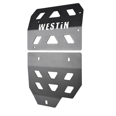Westin 18-22 Jeep Wrangler JL Transmission Pan Skid Plate - Textured Black - 42-21075
