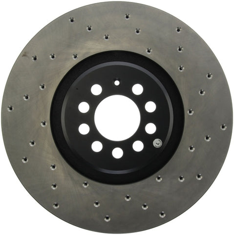StopTech 04-06 Audi TT Quattro / 04 VW Golf R32 AWD Drilled Left Front Rotor - 128.33094L