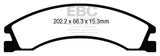 EBC 08+ Ford Econoline E150 4.6 Greenstuff Rear Brake Pads - DP63005