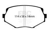 EBC 94-01 Mazda Miata MX5 1.8 Greenstuff Front Brake Pads - DP21002