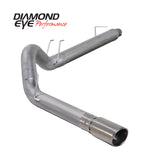 Diamond Eye KIT 5in DPF-BACK SGL AL 08 6 4L F250-F350 PCKGD BX46X14X14OD EL-PL 44inX13 5inX13 5inID - K5364A