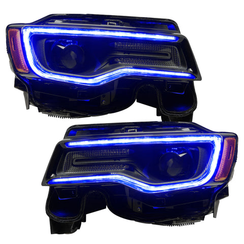 Oracle 1421 Jeep Grand Cherokee Dynamic Headlight DRL Upgrade Kit ColorSHIFT Dynamic - 1284-332