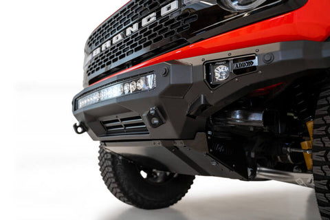 Addictive Desert Designs 2021+ Ford Bronco Stealth Fighter Front Bumper Skid Plate Kit - AC23007NA03